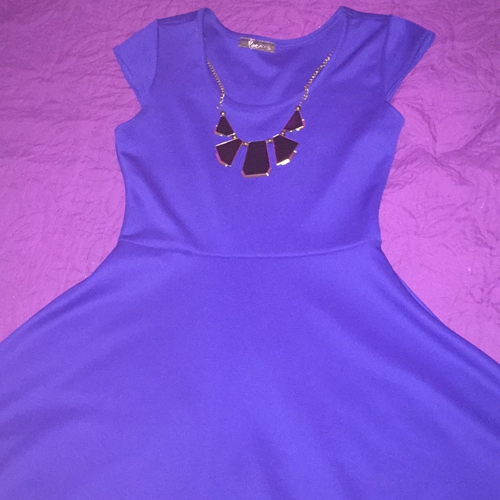Blue dress